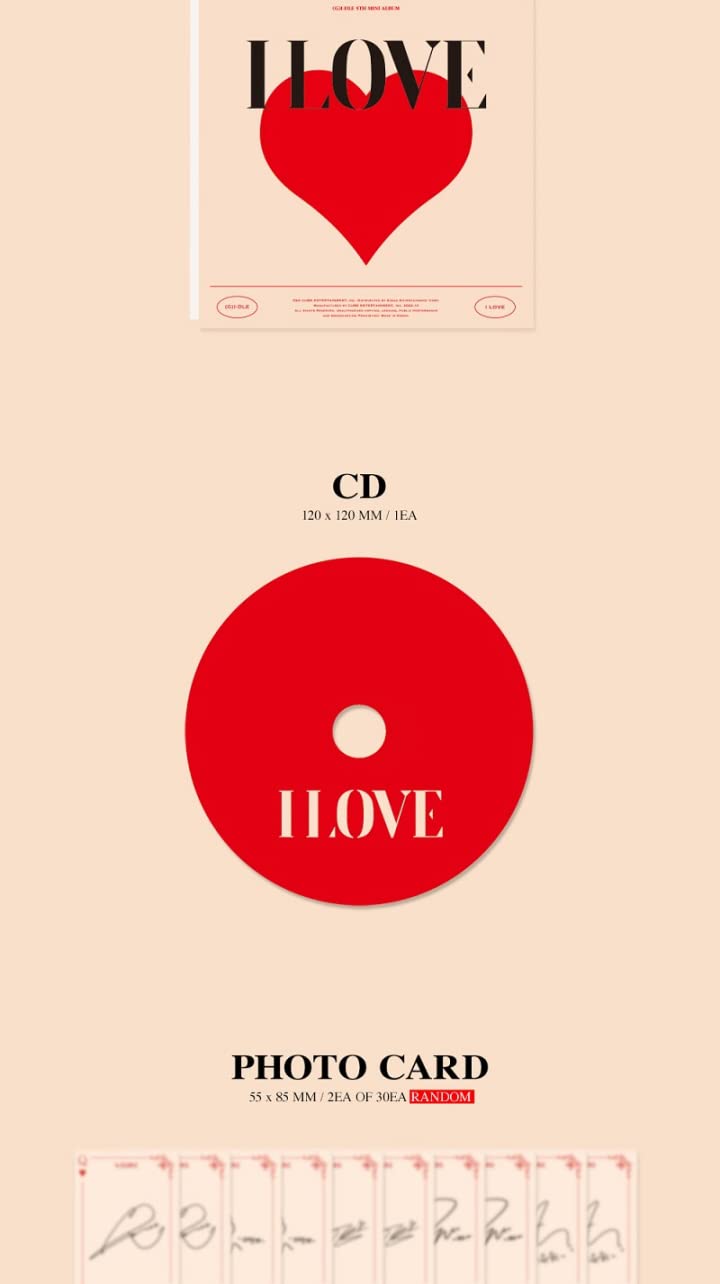 Amazon.com: (G) I-DLE I LOVE 5th Mini Album Born Version CD+